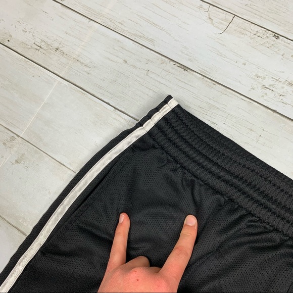 Adidas Black Tri-Stripe Straight Leg Sweatpants L - Picture 7 of 10